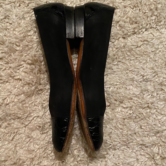 Salvatore Ferragamo black flats size 9 - Vintage - Picture 7 of 12